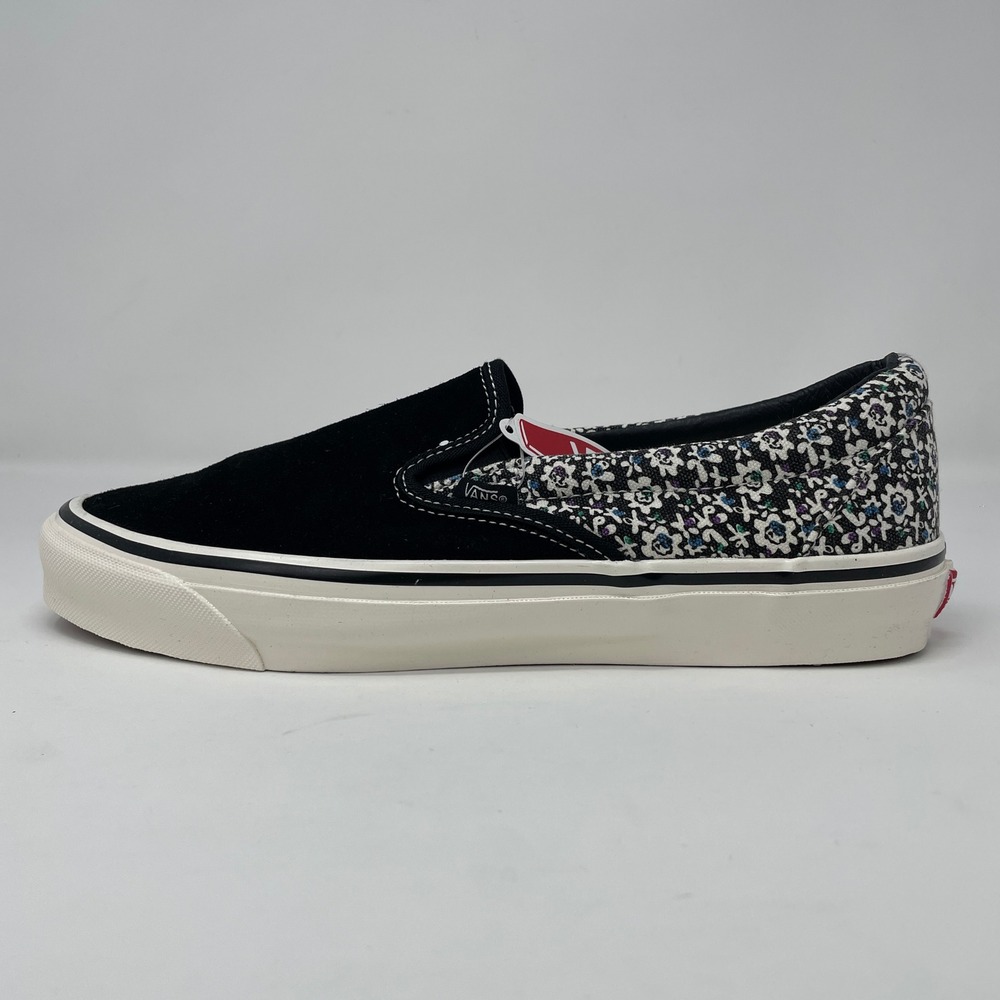 Vans Vault OG Classic Slip-On LX Micro Daisy Black VN0A45JK4L0 M 10.5 W 12 Rare
